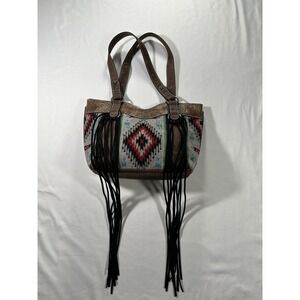 New Justin Shoulder Bag Southwestern Purse Boho‎ Aztec